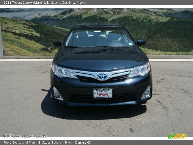 Cosmic Gray Mica / Ivory 2012 Toyota Camry Hybrid XLE