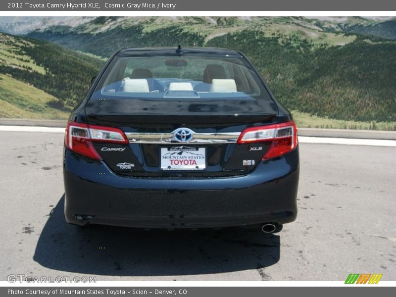 Cosmic Gray Mica / Ivory 2012 Toyota Camry Hybrid XLE