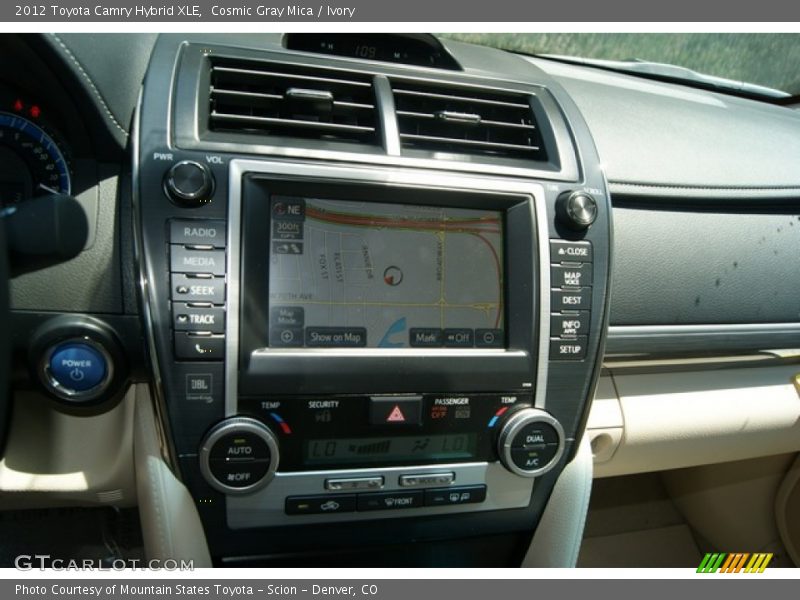 Cosmic Gray Mica / Ivory 2012 Toyota Camry Hybrid XLE