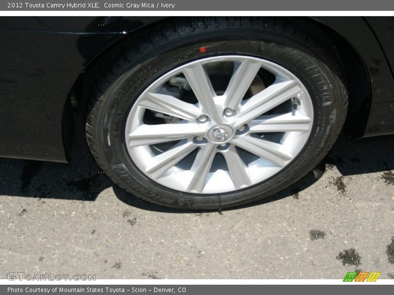 Cosmic Gray Mica / Ivory 2012 Toyota Camry Hybrid XLE