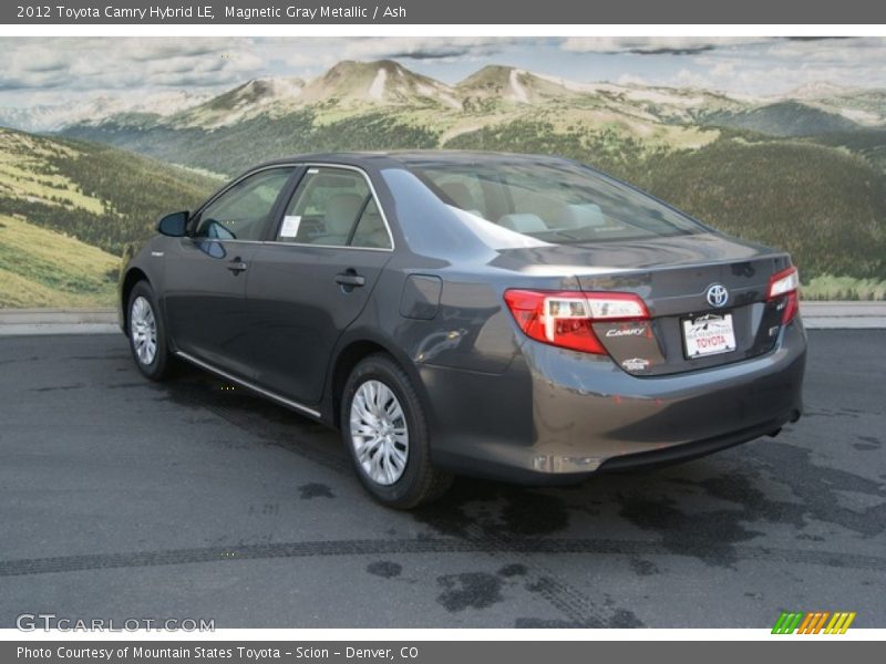 Magnetic Gray Metallic / Ash 2012 Toyota Camry Hybrid LE