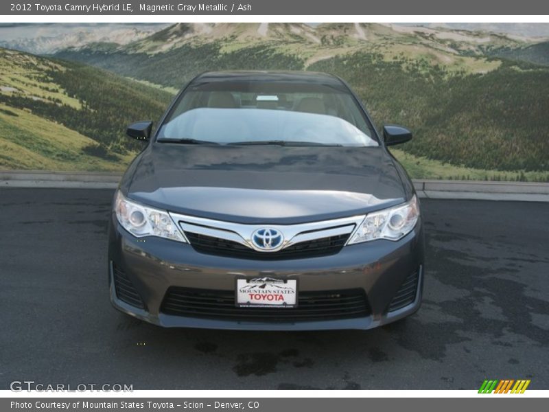 Magnetic Gray Metallic / Ash 2012 Toyota Camry Hybrid LE