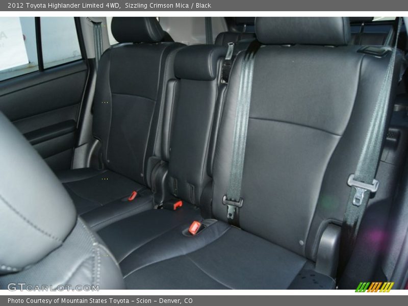 Sizzling Crimson Mica / Black 2012 Toyota Highlander Limited 4WD
