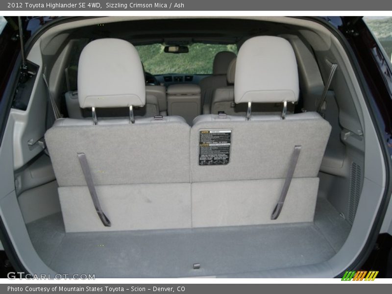 Sizzling Crimson Mica / Ash 2012 Toyota Highlander SE 4WD