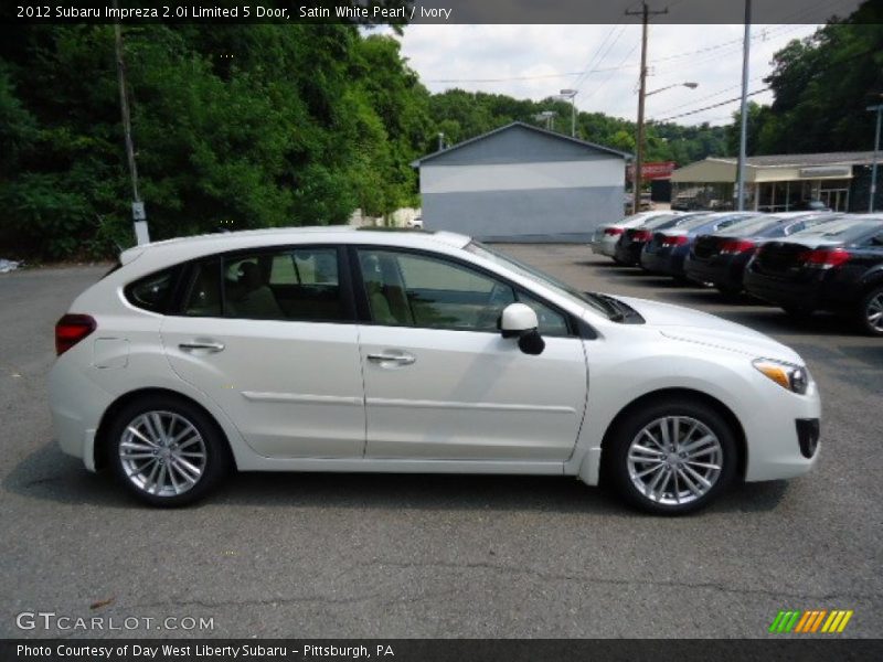  2012 Impreza 2.0i Limited 5 Door Satin White Pearl