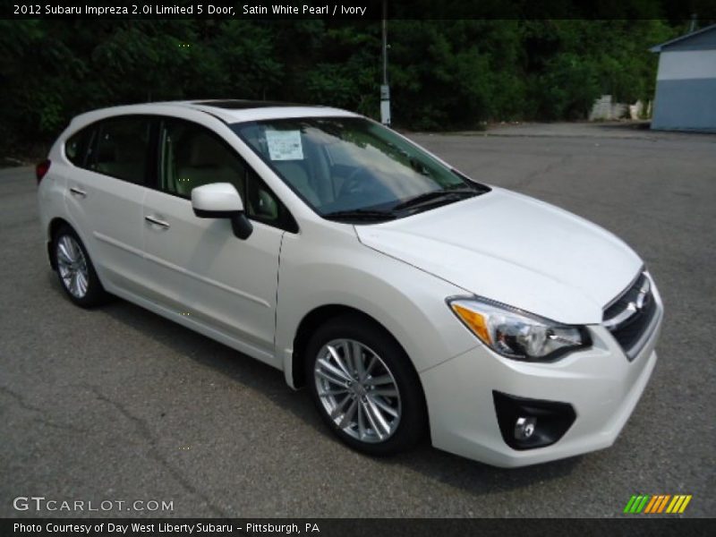 Front 3/4 View of 2012 Impreza 2.0i Limited 5 Door