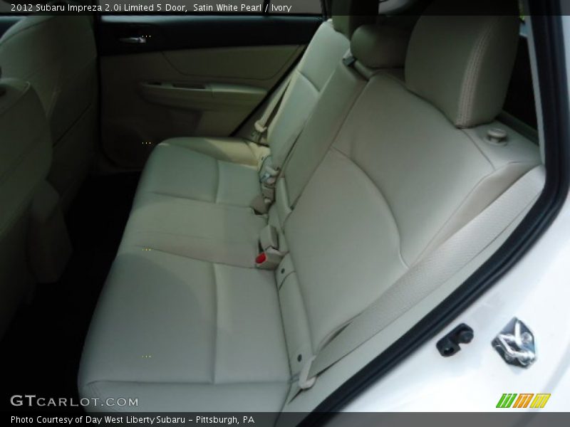 Satin White Pearl / Ivory 2012 Subaru Impreza 2.0i Limited 5 Door