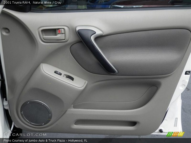 Natural White / Gray 2001 Toyota RAV4