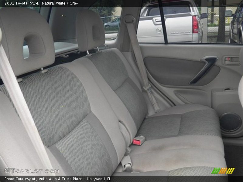 Natural White / Gray 2001 Toyota RAV4
