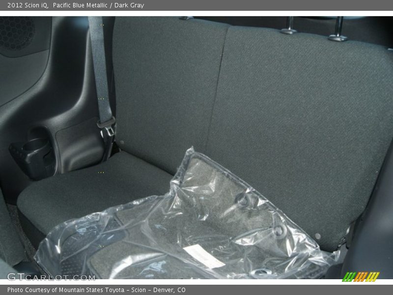 Pacific Blue Metallic / Dark Gray 2012 Scion iQ