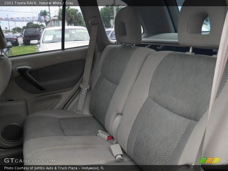 Natural White / Gray 2001 Toyota RAV4