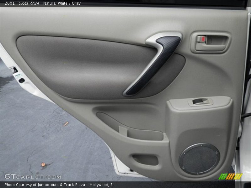 Natural White / Gray 2001 Toyota RAV4