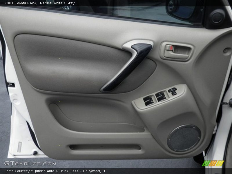 Natural White / Gray 2001 Toyota RAV4