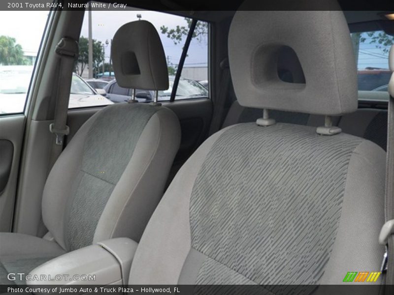 Natural White / Gray 2001 Toyota RAV4