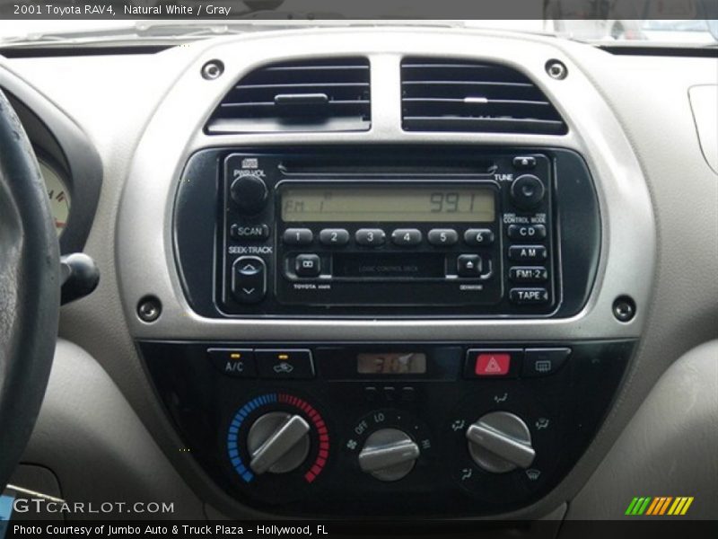 Natural White / Gray 2001 Toyota RAV4