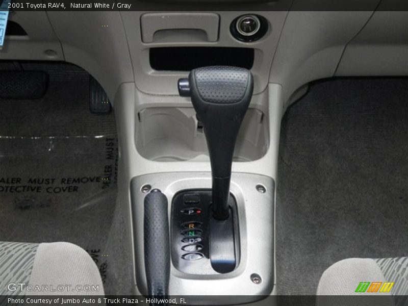Natural White / Gray 2001 Toyota RAV4