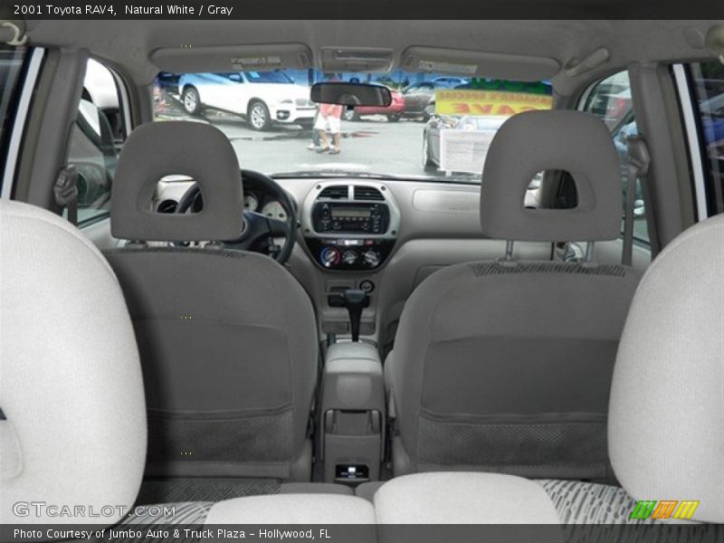 Natural White / Gray 2001 Toyota RAV4