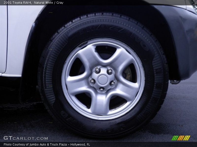 Natural White / Gray 2001 Toyota RAV4