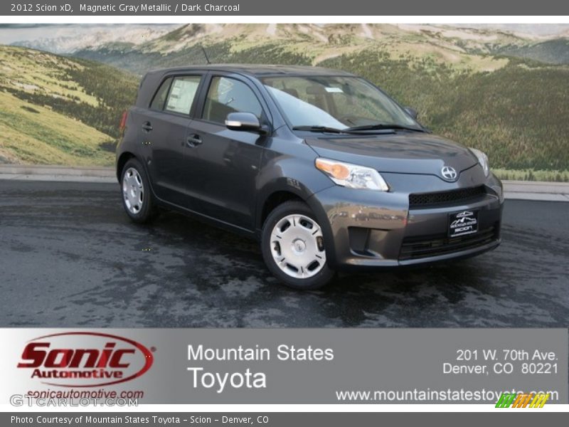 Magnetic Gray Metallic / Dark Charcoal 2012 Scion xD