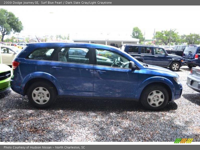 Surf Blue Pearl / Dark Slate Gray/Light Graystone 2009 Dodge Journey SE