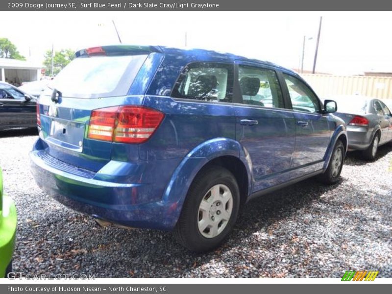Surf Blue Pearl / Dark Slate Gray/Light Graystone 2009 Dodge Journey SE