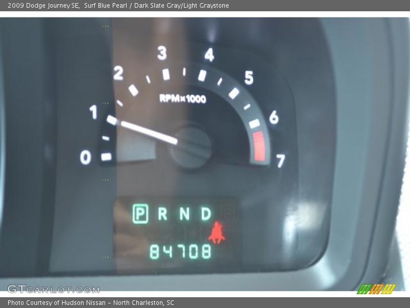 Surf Blue Pearl / Dark Slate Gray/Light Graystone 2009 Dodge Journey SE
