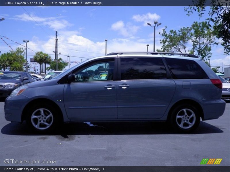 Blue Mirage Metallic / Fawn Beige 2004 Toyota Sienna CE