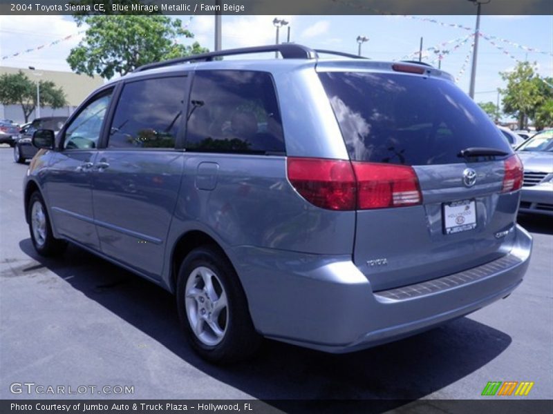 Blue Mirage Metallic / Fawn Beige 2004 Toyota Sienna CE
