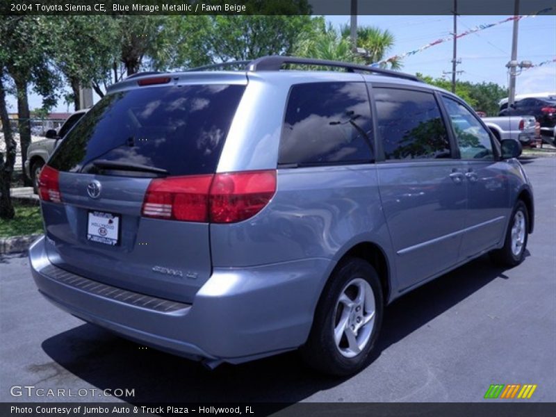 Blue Mirage Metallic / Fawn Beige 2004 Toyota Sienna CE