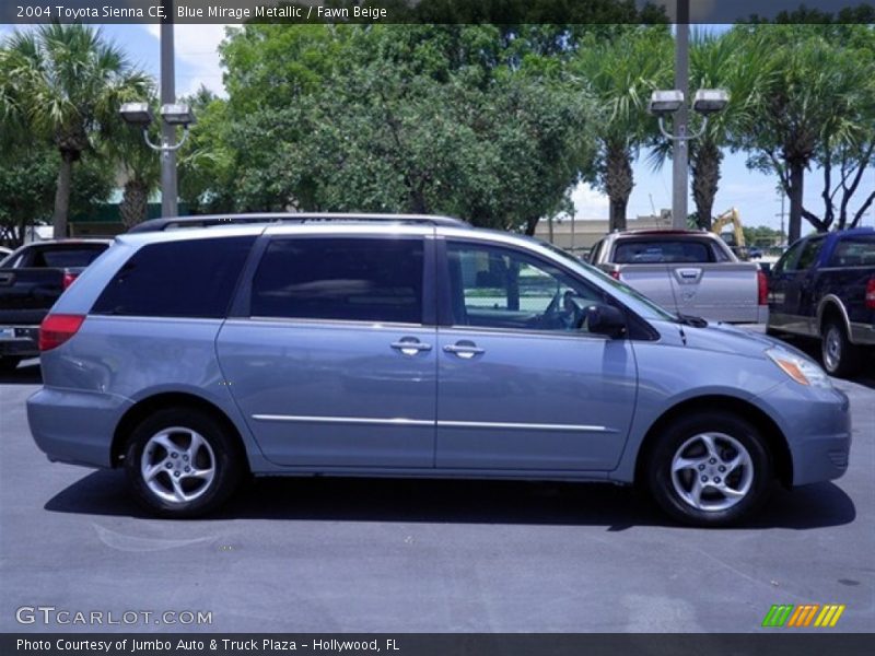 Blue Mirage Metallic / Fawn Beige 2004 Toyota Sienna CE