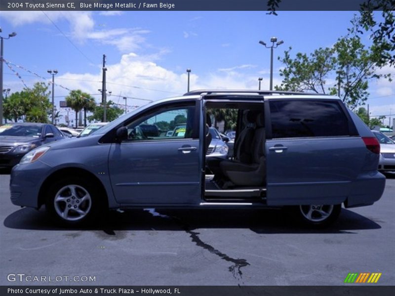 Blue Mirage Metallic / Fawn Beige 2004 Toyota Sienna CE