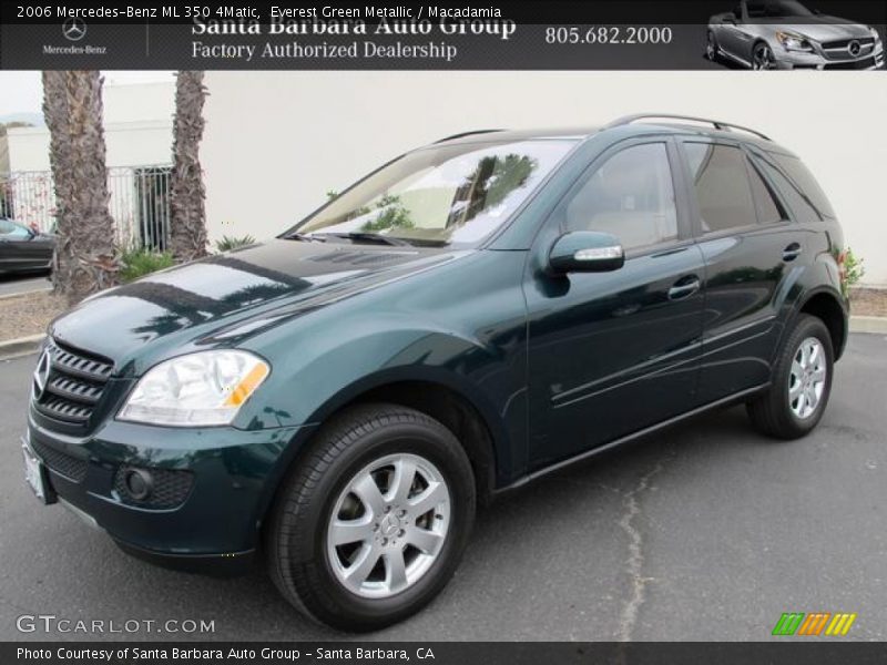 Everest Green Metallic / Macadamia 2006 Mercedes-Benz ML 350 4Matic