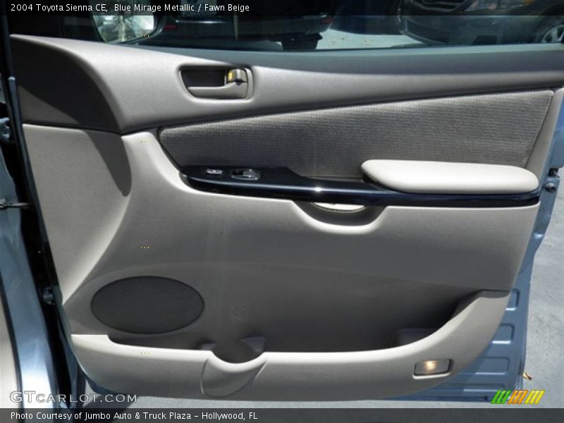 Blue Mirage Metallic / Fawn Beige 2004 Toyota Sienna CE