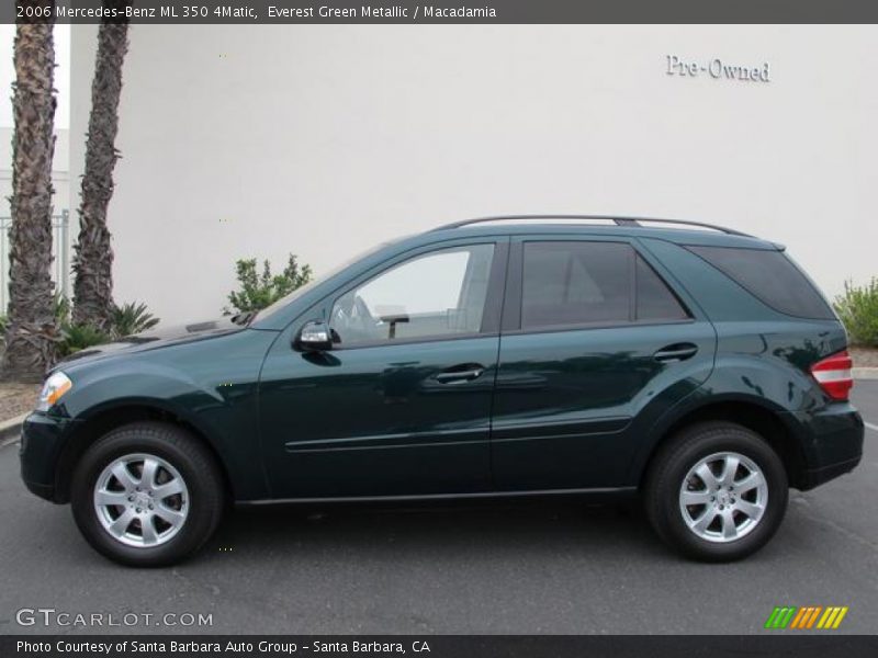 Everest Green Metallic / Macadamia 2006 Mercedes-Benz ML 350 4Matic