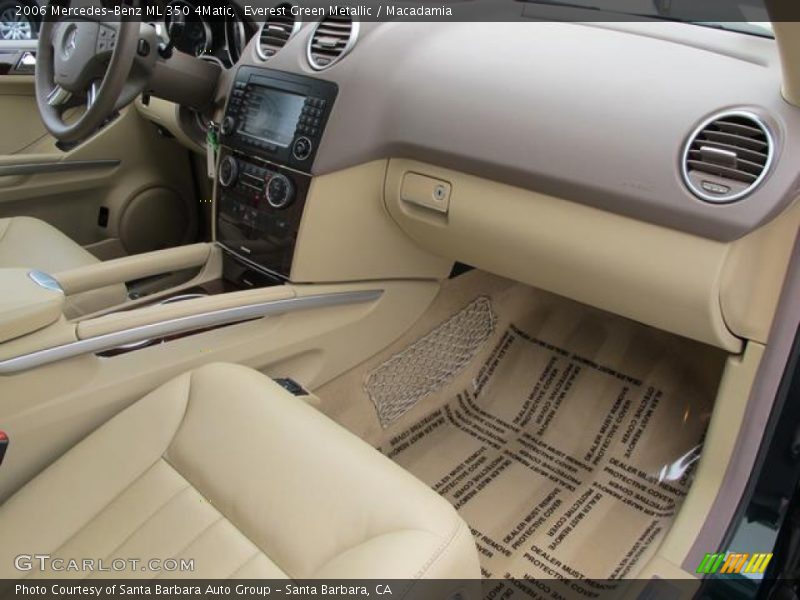 Everest Green Metallic / Macadamia 2006 Mercedes-Benz ML 350 4Matic