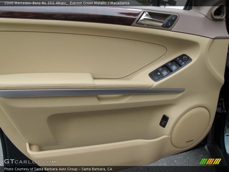 Everest Green Metallic / Macadamia 2006 Mercedes-Benz ML 350 4Matic