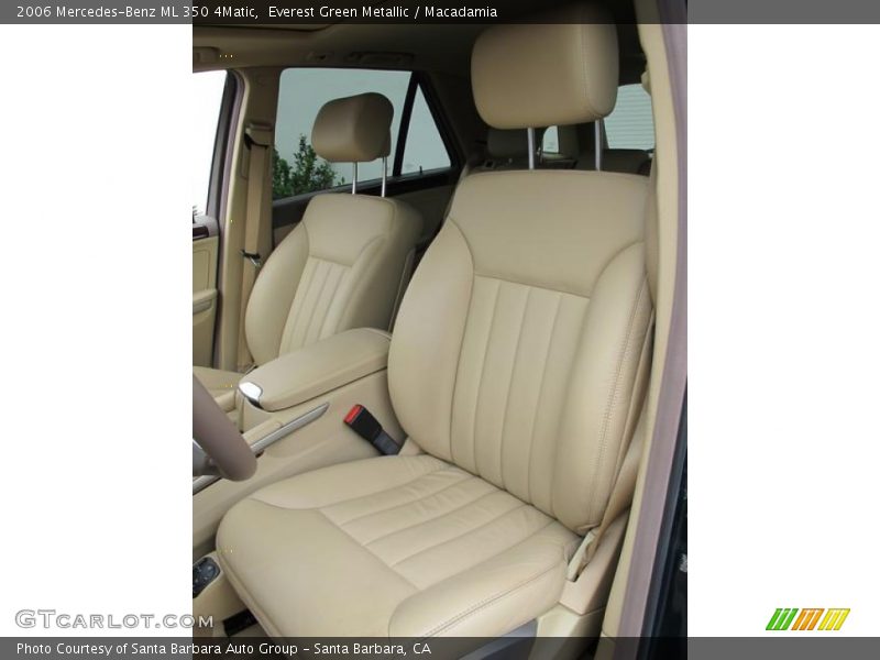 Everest Green Metallic / Macadamia 2006 Mercedes-Benz ML 350 4Matic