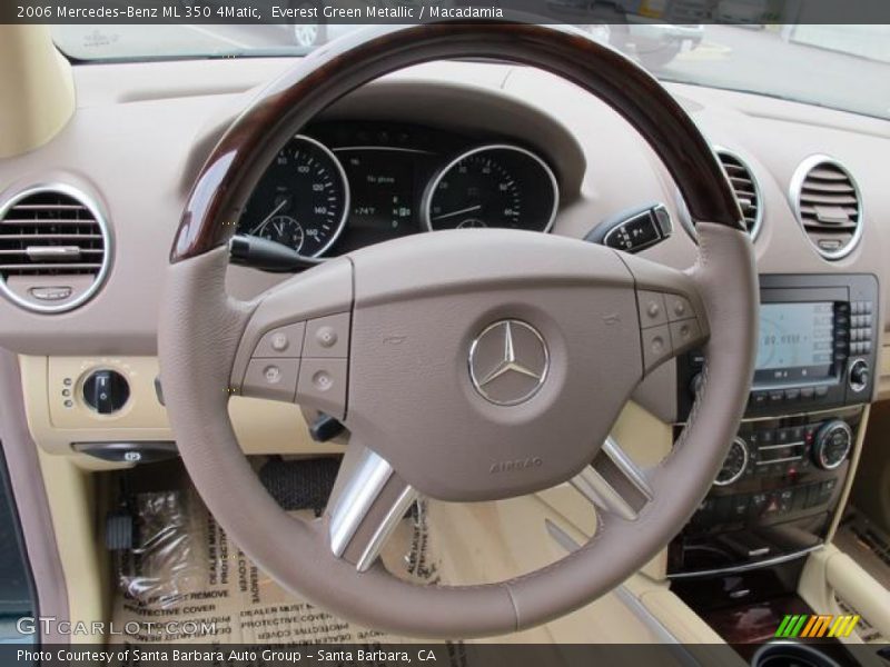 Everest Green Metallic / Macadamia 2006 Mercedes-Benz ML 350 4Matic