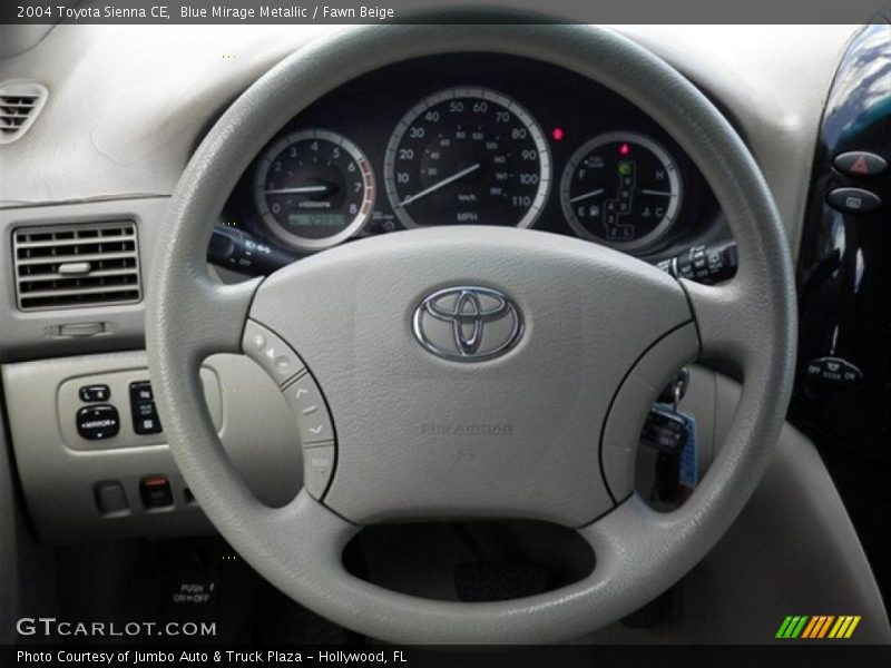 Blue Mirage Metallic / Fawn Beige 2004 Toyota Sienna CE