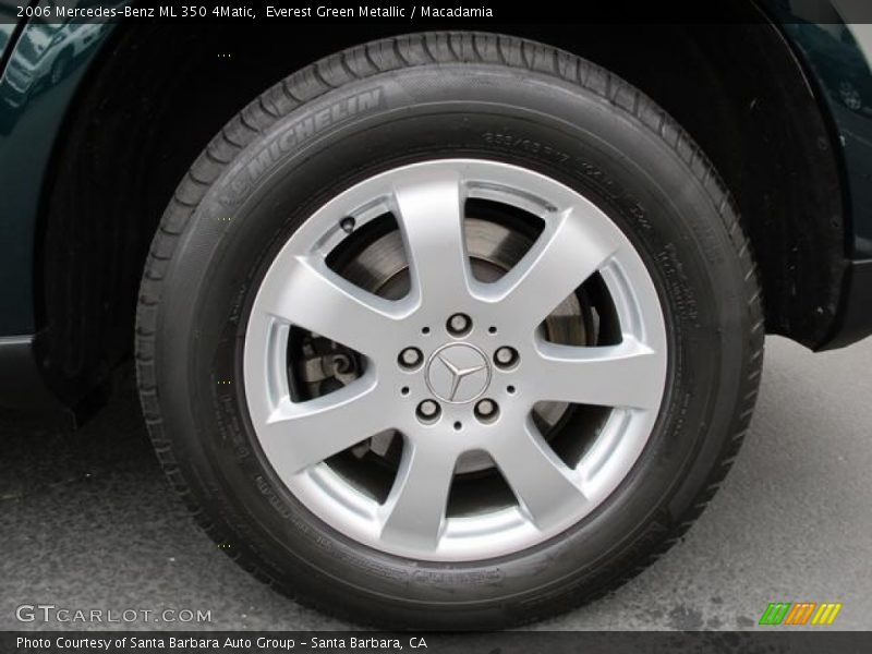 Everest Green Metallic / Macadamia 2006 Mercedes-Benz ML 350 4Matic