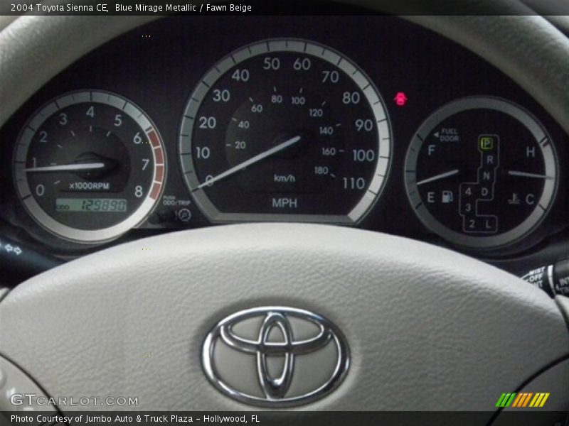 Blue Mirage Metallic / Fawn Beige 2004 Toyota Sienna CE