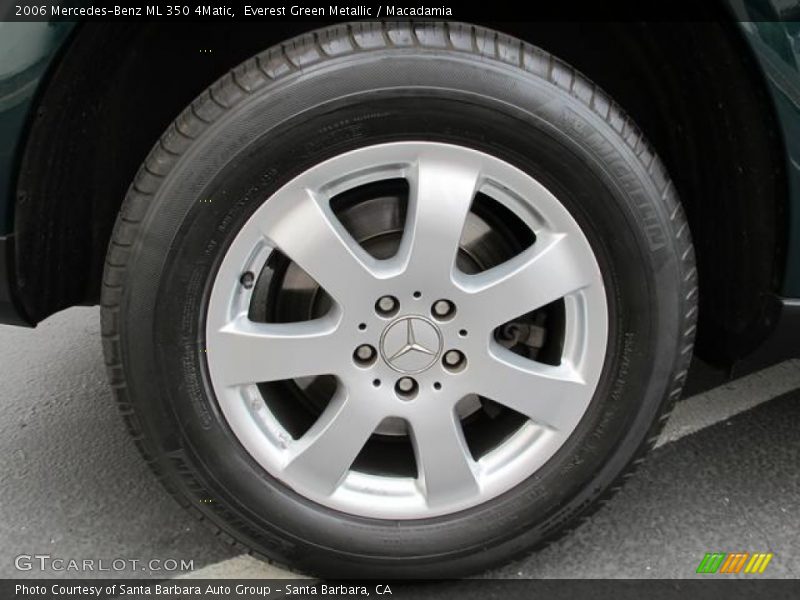 Everest Green Metallic / Macadamia 2006 Mercedes-Benz ML 350 4Matic