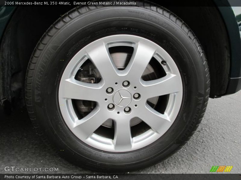 Everest Green Metallic / Macadamia 2006 Mercedes-Benz ML 350 4Matic