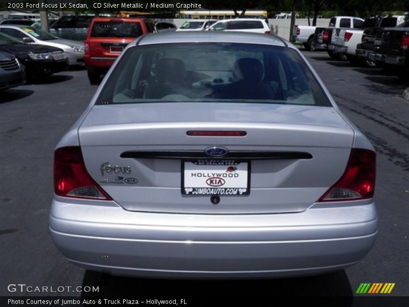 CD Silver Metallic / Medium Graphite 2003 Ford Focus LX Sedan