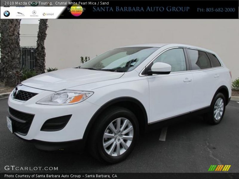 Crystal White Pearl Mica / Sand 2010 Mazda CX-9 Touring