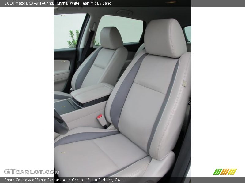 Crystal White Pearl Mica / Sand 2010 Mazda CX-9 Touring