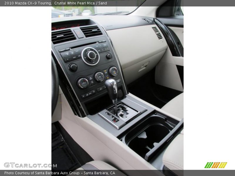 Crystal White Pearl Mica / Sand 2010 Mazda CX-9 Touring