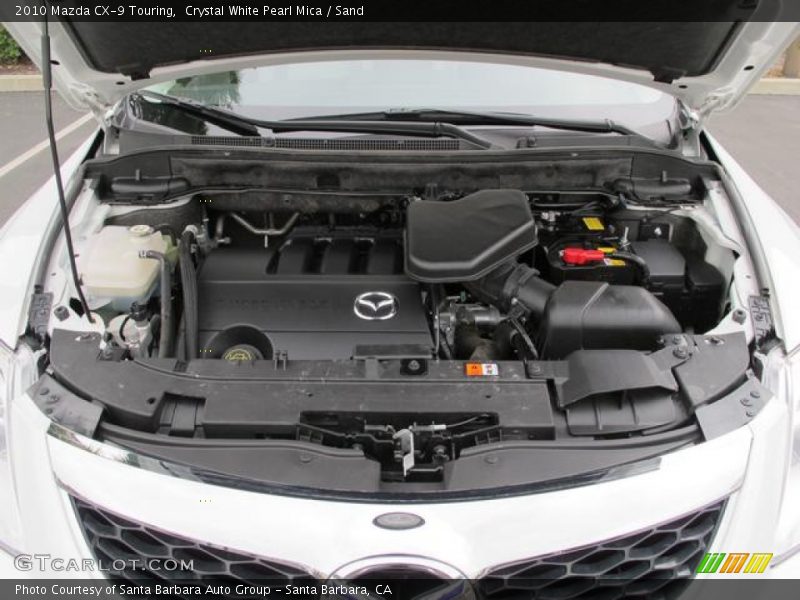 Crystal White Pearl Mica / Sand 2010 Mazda CX-9 Touring
