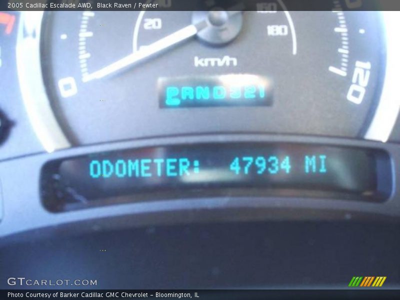 Black Raven / Pewter 2005 Cadillac Escalade AWD