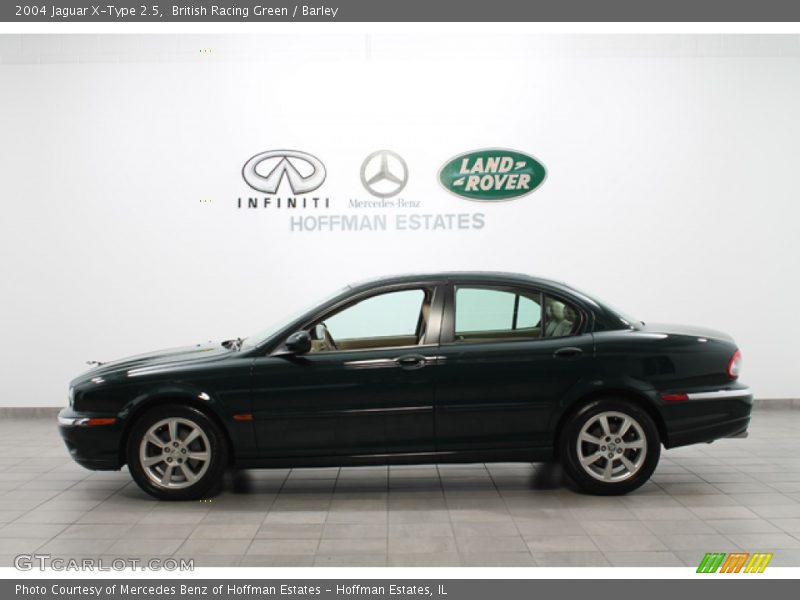 British Racing Green / Barley 2004 Jaguar X-Type 2.5